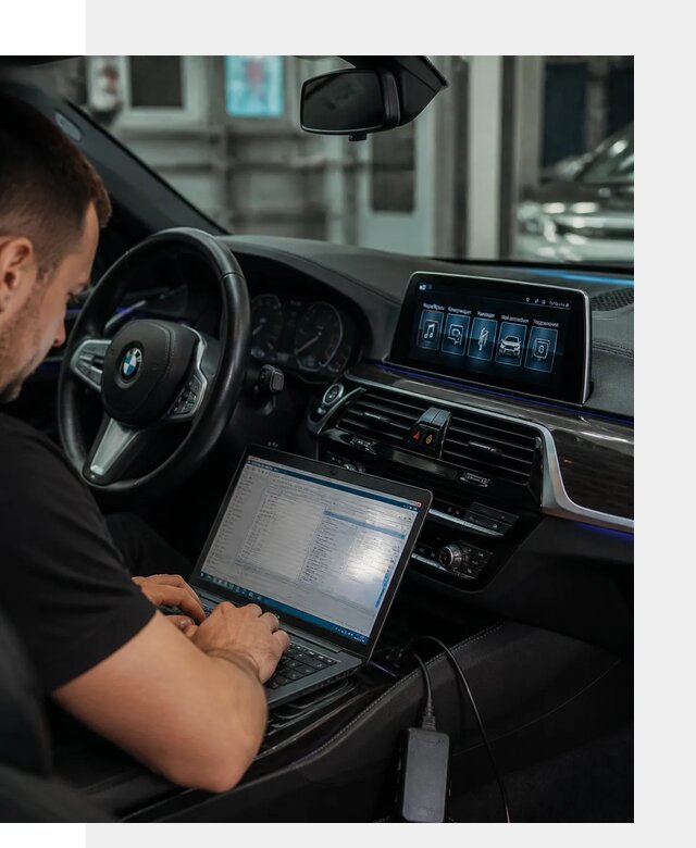Русификация мультимедиа BMW для авто под ключ в Гатчине