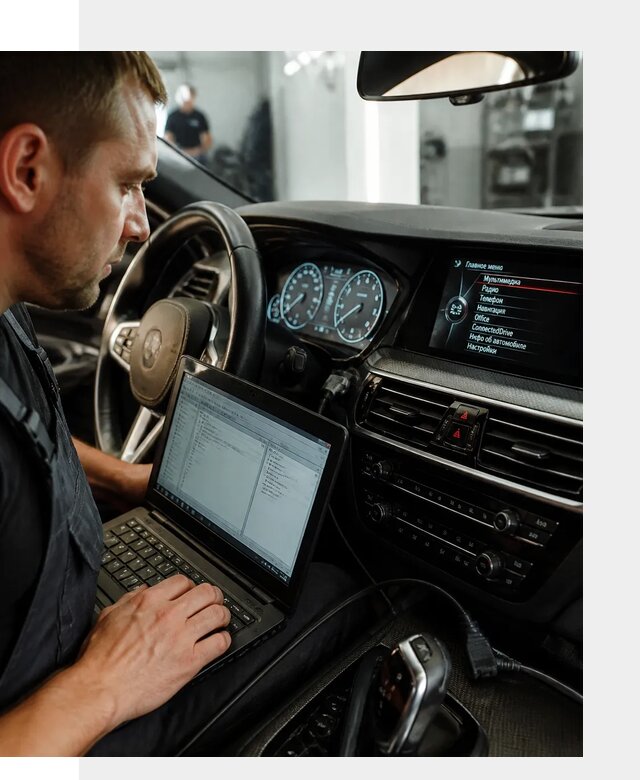 Русификация приборной панели BMW для авто в Гатчине от компании