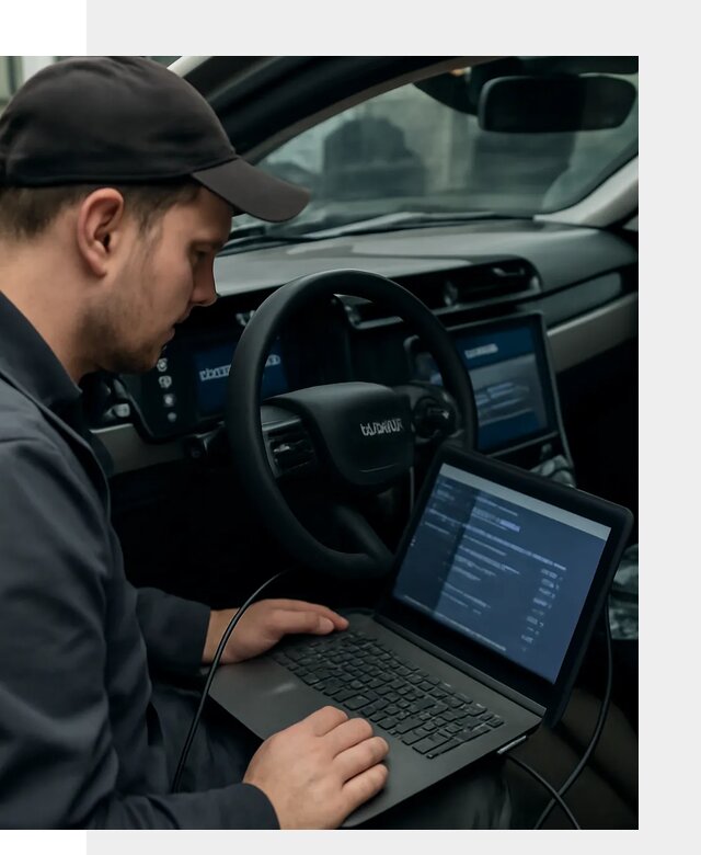 Профессиональная русификация автомобилей Lynk Co в Гатчине