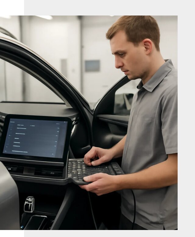 Русификация мультимедиа автомобилей Lynk Co в Гатчине
