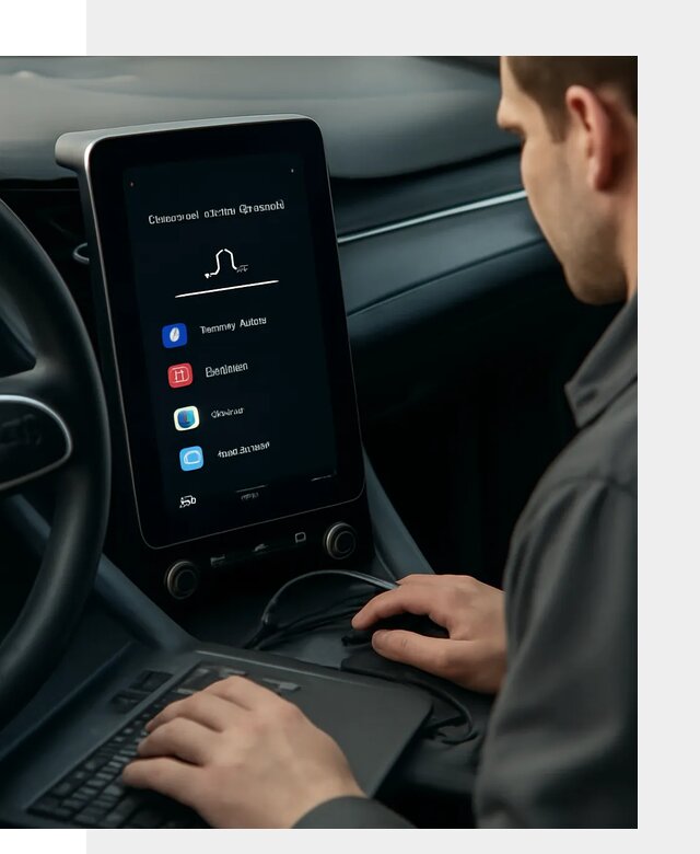 Установка приложений Lynk Co на автомобиль в Гатчине