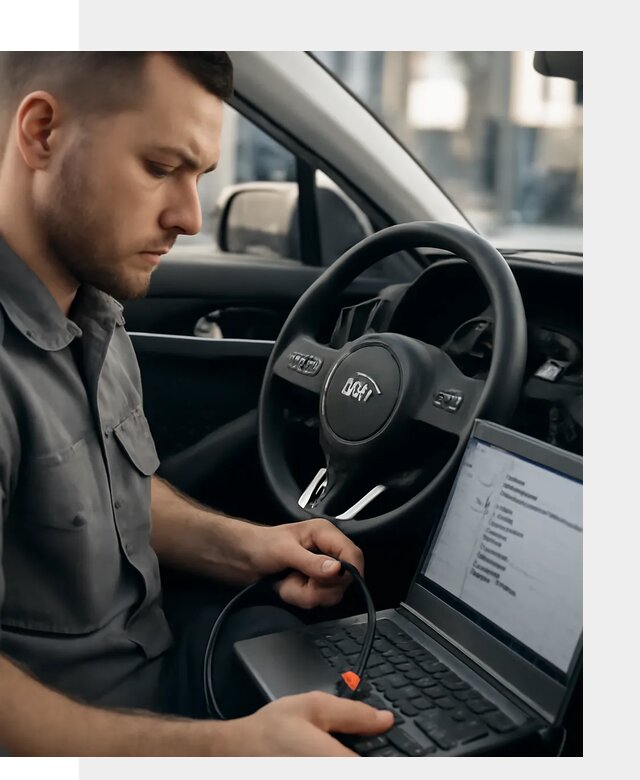 Русификация приборной панели Kia для автомобилей в Гатчине