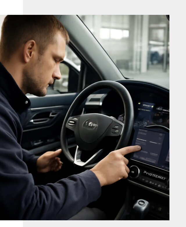 Русификация SsangYong Korando в Гатчине под ключ для авто